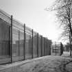 View of perimeter fence.