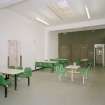 Interior.
View of dining area, A Hall.