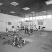 Interior.
View of lower level of Gymnasium.
