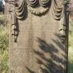 View of headstone to Hugh Douglas, farmer in Dilhabboch, d. 1834 and his wife Elizabert Adair d.1848, Inch Old Parish Church burial ground.