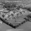 Royal Infirmary Stirling, Stirlingshire, Scotland. Oblique aerial photograph taken facing North/East. This image was marked by AeroPictorial Ltd for photo editing.