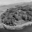 Oban, Dungallon Castle Kilmore and Kilbride, Argyll, Scotland. Oblique aerial photograph taken facing North/East. This image was marked by AeroPictorial Ltd for photo editing.