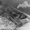 Portobello, including Generating Station Edinburgh, Midlothian, Scotland. Oblique aerial photograph taken facing North. This image was marked by AeroPictorial Ltd for photo editing.