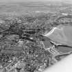General View Kirkcaldy and Dysart, Fife, Scotland. Oblique aerial photograph taken facing North/East. 