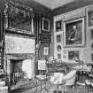 Copy of historic photograph showing interior view of the Duchess' sitting room.