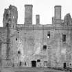 View of North front of Huntly Castle.