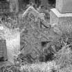View of face of upper fragment from Cross, EC 6, at Kilfinan Church, Kilfinan.