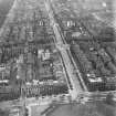 George Street, Dean, Edinburgh, Midlothian, Scotland, 1949. Oblique aerial photograph taken facing east. This image has been produced from a print.