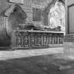 View of Wolf of Badenoch's Tomb, Dunkeld Cathedral, Dunkeld.
 
