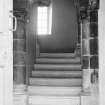 Interior.
View of stair through outer door.