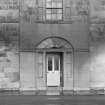 Detail of front door, 2 Janet Street, Thurso.