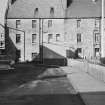 View of rear elevation of 1-3, and 5 High Street, Thurso.