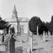 View of Old Parish Church and churchyard, Duns