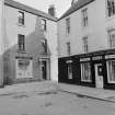View of 5 Market Square, Duns showing the premises of Baillie Wines Groceries and Provisions and J T Howie