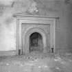 Interior.
Room over entrance hall, detail of fireplace.