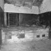Interior.
Feed room, view from SW.