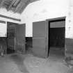 Interior.
Kennel 'house', view from E.