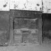 Interior.
Kennel 'house', detail of fireplace.