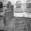 Interior.
Old stable, detail of stall remains.