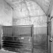 Interior.
Old stable, view of 'loose boxes' from SSW.
