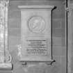 Interior.
Detail of memorial plaque to John Charles Ogilvy-Granton on N wall of chancel.