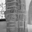 Interior.
Detail of chancel arch, W face, S side, from NW.