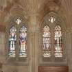 Detail of 19th century South West aisle stained glass windows