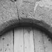 Detail of entrance doorway, Balfluig Castle