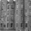 View of the rear of the south side of Buccleuch Place No. 2 - 4, Edinburgh, seen from the south east.