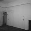 Interior view of room on second floor of tower, Auchanachie Castle.