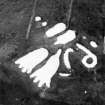Site photograph : detail of markings - footprints