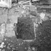 Excavation photograph : general shot of trial trench showing depth of excavation, looking east.