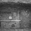 Excavation photograph : record shot of context 602, looking east.