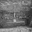 Excavation photograph : record shot of context 121, looking east.