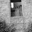 Detail of window, Ravenstone Castle.