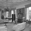 Interior view of Udny Castle showing drawing room.