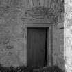 Detail of entrance doorway, Knockhall Castle.
