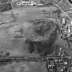 Oblique aerial view centred on the remains of Wester Craiglockhart Hill fort, Edinburgh.