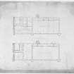 Photographic copy of plan of alterations to eastern part of front building.