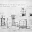 Photographic copy of plan, elevation, section and details showing proposed alterations.  Inscr.'Property 66 Rose St and 46 Rose St Lane South  Proposed Alterations.' 
Signed in offer by 'James Millar & Sons' on the 10 June 1902.
Unsigned, Public Works Office cc.