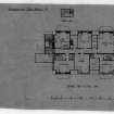 Revised plan of attic floor, Wester Dunes.
