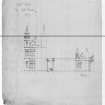 Queensferry Road, Daniel Stewart's College.
Photographic copy of half North elevation
Pencil
Scale 1/8"