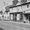 View of the Black Bull Inn and 70 High Street, Johnstone, from S.