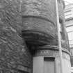 Detail of Wallace Tower (Benholm's Tower), Netherkirkgate, Aberdeen.