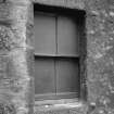 View of window, Wallace Tower (Benholm's Tower), Netherkirkgate, Aberdeen.