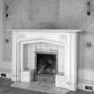 Interior.
Detail of fireplace in ground floor North-East apartment.