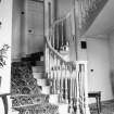 Interior.
General view of staircase from ground floor level.