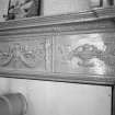 Edinburgh, Leith, 12 Seafield, Seacote House, interior.
Detail of swag and urn decorated fireplace surround