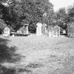 View of old burial ground