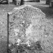 Detail of gravestone